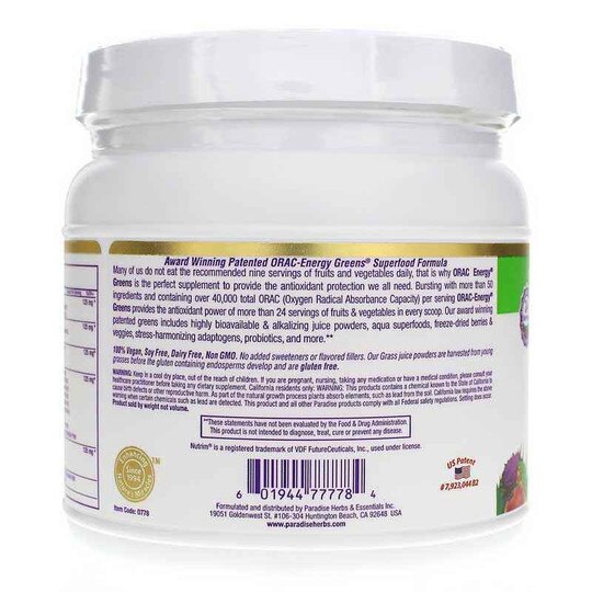 ORAC Energy Greens, PHE